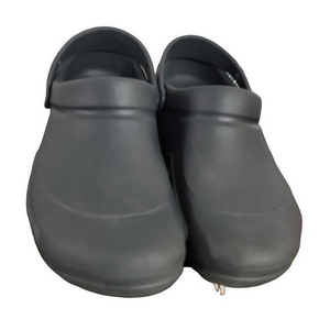 Crocs At Work Bistro‎ Men Size 10 Gray Comfort Slip-Resistant Clogs 10075  W12